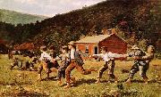 Winslow Homer Snap-the-Whip oil on canvas